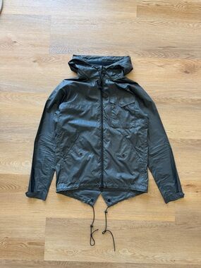 John Elliott Black Hooded Lightweight Jacket